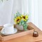 Artificial Flowers Kit with Pot, Combination of Fake Silk Sunflowers and Greenery,Small Plant Potted Decor for Offices,Bookshelf,Bedroom, Living Room,Party,Wedding Decorations…